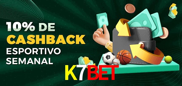 10% de bônus de cashback na K7Bet